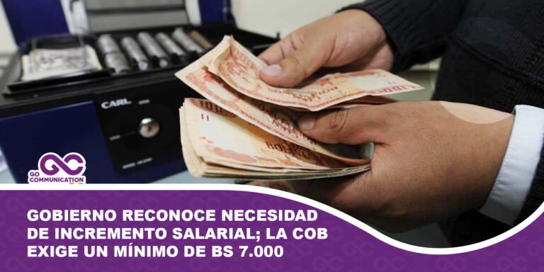 Gobierno reconoce necesidad de incremento salarial