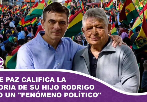Jaime Paz Zamora califica la victoria de su hijo Rodrigo Paz como un fenómeno político