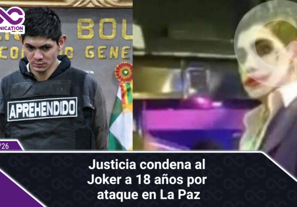 Justicia condena al Joker a 18 años