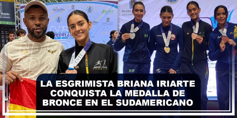 La esgrimista Briana Iriarte conquista la medalla de bronce en el Sudamericano