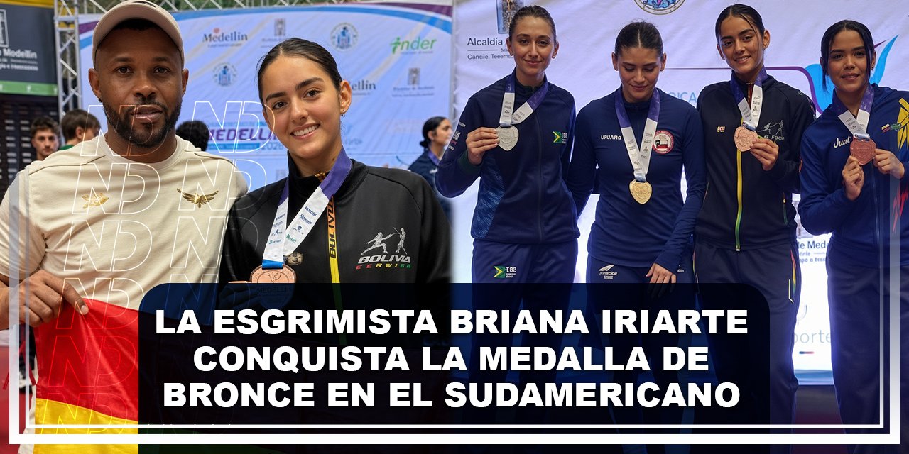 La esgrimista Briana Iriarte conquista la medalla de bronce en el Sudamericano