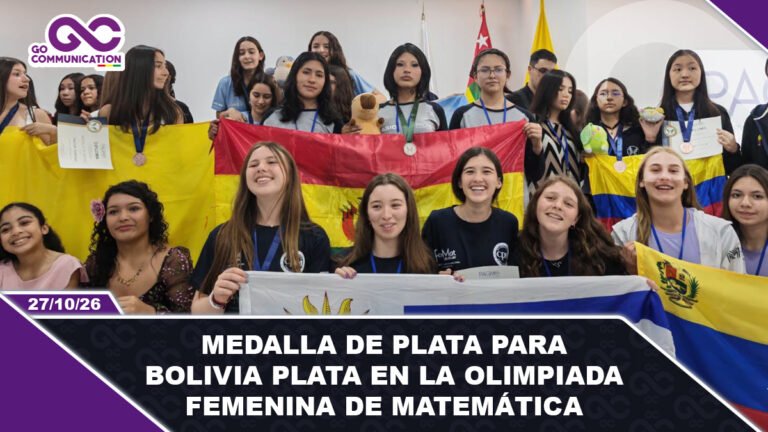 Medalla de plata para Bolivia plata en la Olimpiada Femenina de Matemática