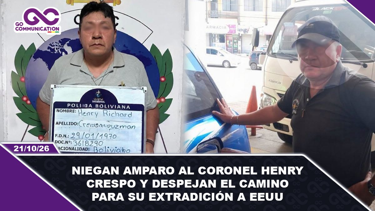 Niegan amparo al coronel Henry Crespo y despejan el camino para su extradición a EEUU