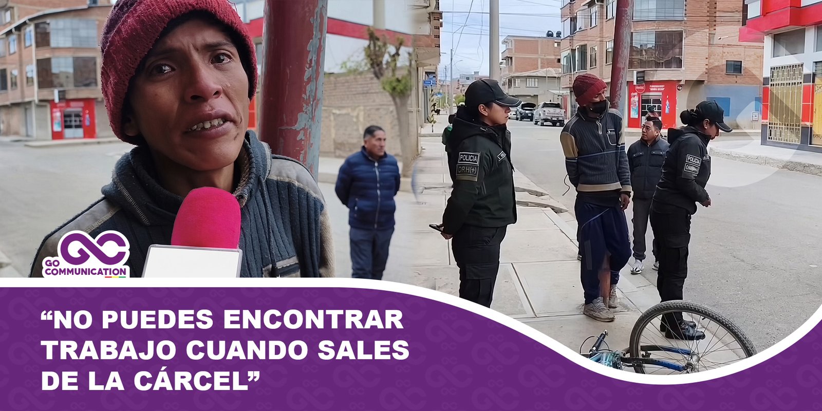 “No puedes encontrar trabajo cuando sales de la cárcel”