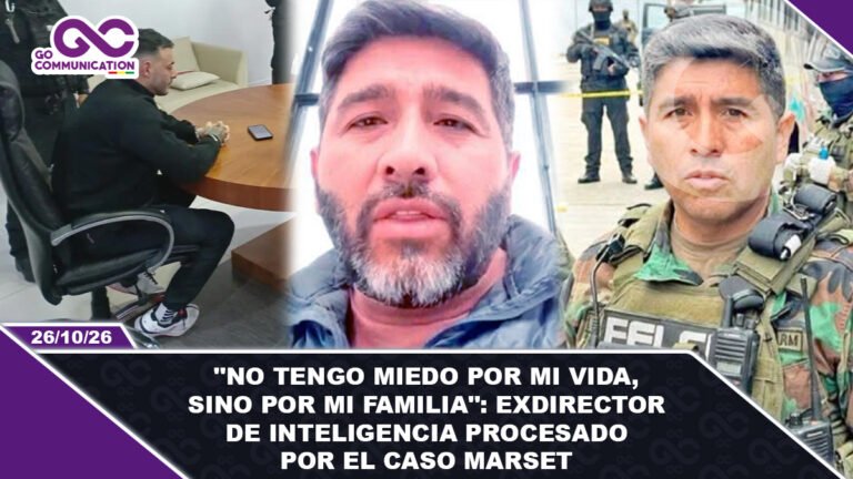 No tengo miedo por mi vida, sino por mi familia Exdirector de Inteligencia procesado por el caso Marset