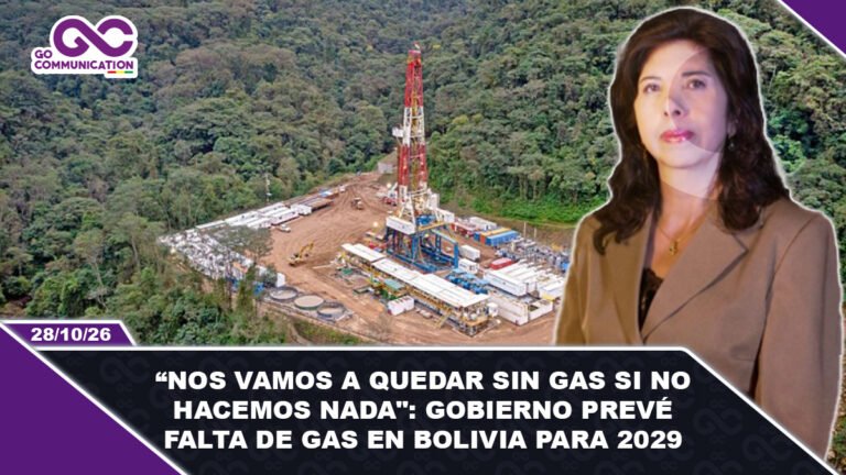 Nos vamos a quedar sin gas si no hacemos nada Gobierno prevé falta de gas en Bolivia para 2029