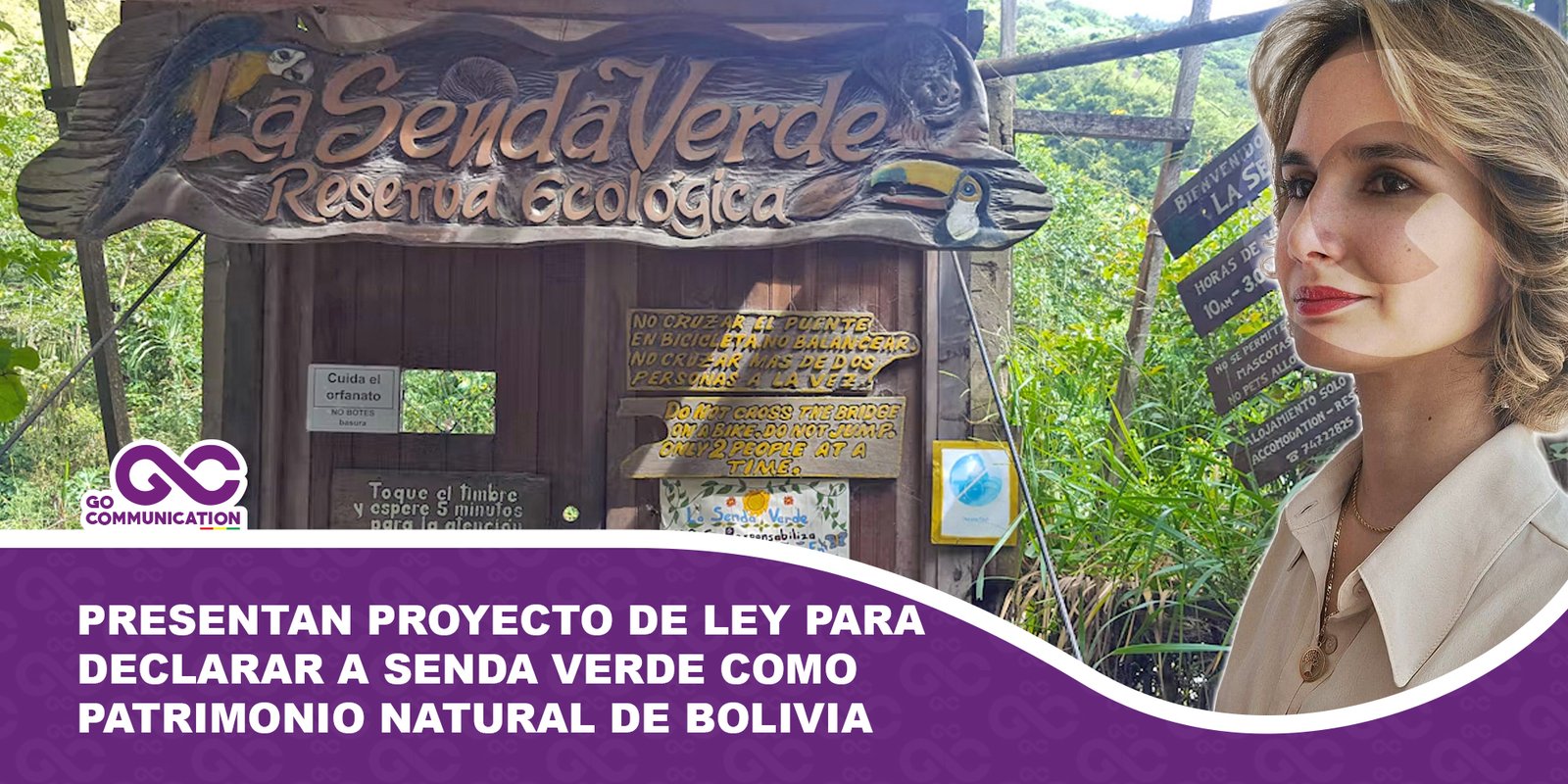 Presentan proyecto de ley para declarar a Senda Verde como Patrimonio Natural de Bolivia