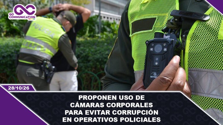 Proponen uso de cámaras corporales para evitar corrupción en operativos policiales