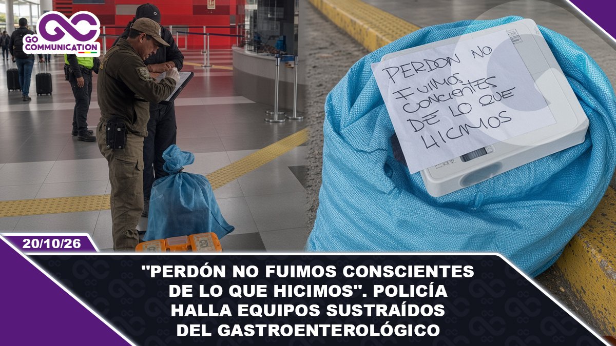 Recuperan equipos del gastroentereológico