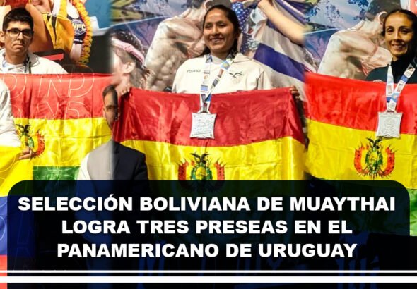 Selección Boliviana de Muaythai logra tres preseas en el Panamericano de Uruguay