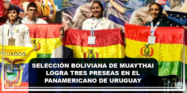 Selección Boliviana de Muaythai logra tres preseas en el Panamericano de Uruguay