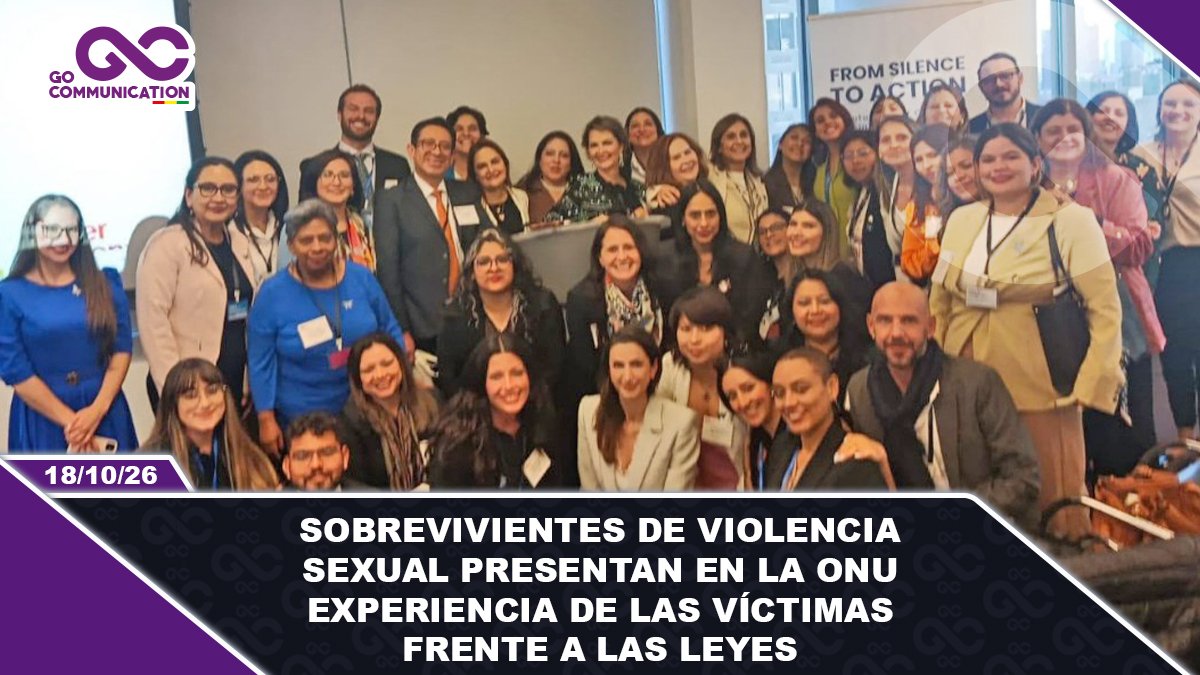 Sobrevivientes de violencia sexual presentan en la ONU experiencia de las víctimas frente a las leyes
