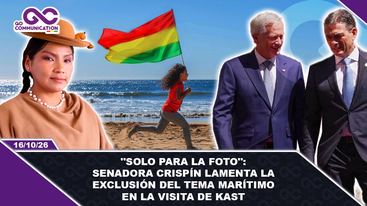 Solo para la foto senadora Crispín lamenta la exclusión del tema marítimo en la visita de Kast