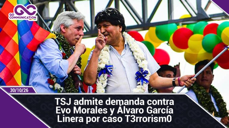 TSJ admite demanda contra Evo Morales y Álvaro García Linera por caso Terrorismo