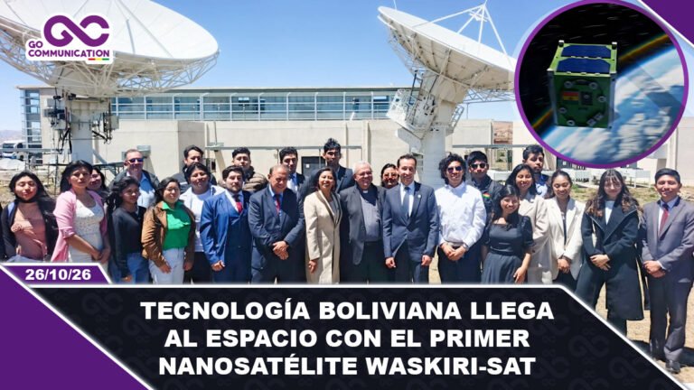Tecnología boliviana llega al espacio con el primer nanosatélite Waskiri-Sat