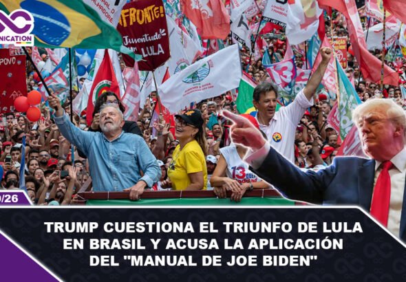 Trump cuestiona el triunfo de Lula en Brasil y acusa la aplicación del manual de Joe Biden